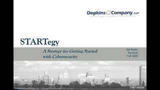 STARTegy  A Strategy for Getting Started with a Cybersecurity Risk Assessment Program