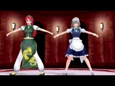 【東方MMD】めーさくがWAVEを踊ったよ!