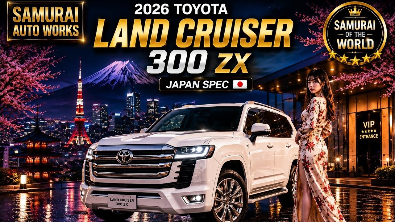 🔥2026 Toyota Land Cruiser 300 ZX Japan Spec | The King of Luxury