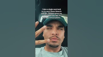 The triple word challenge 🗣3️⃣ #Airlearn #LanguageGoals #LearnLanguages #FluentLife #Polyglot