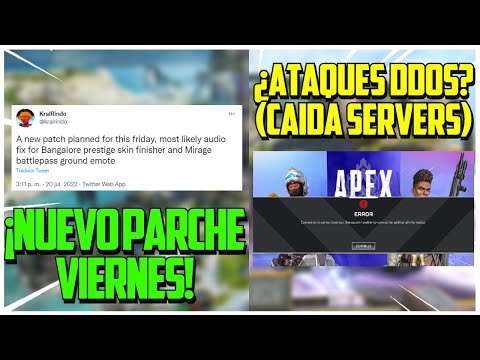 ¡NUEVO PARCHE VIERNES! + ¿ATAQUES DDOS? ¡Y MÁS! APEX LEGENDS TEMPORADA 13