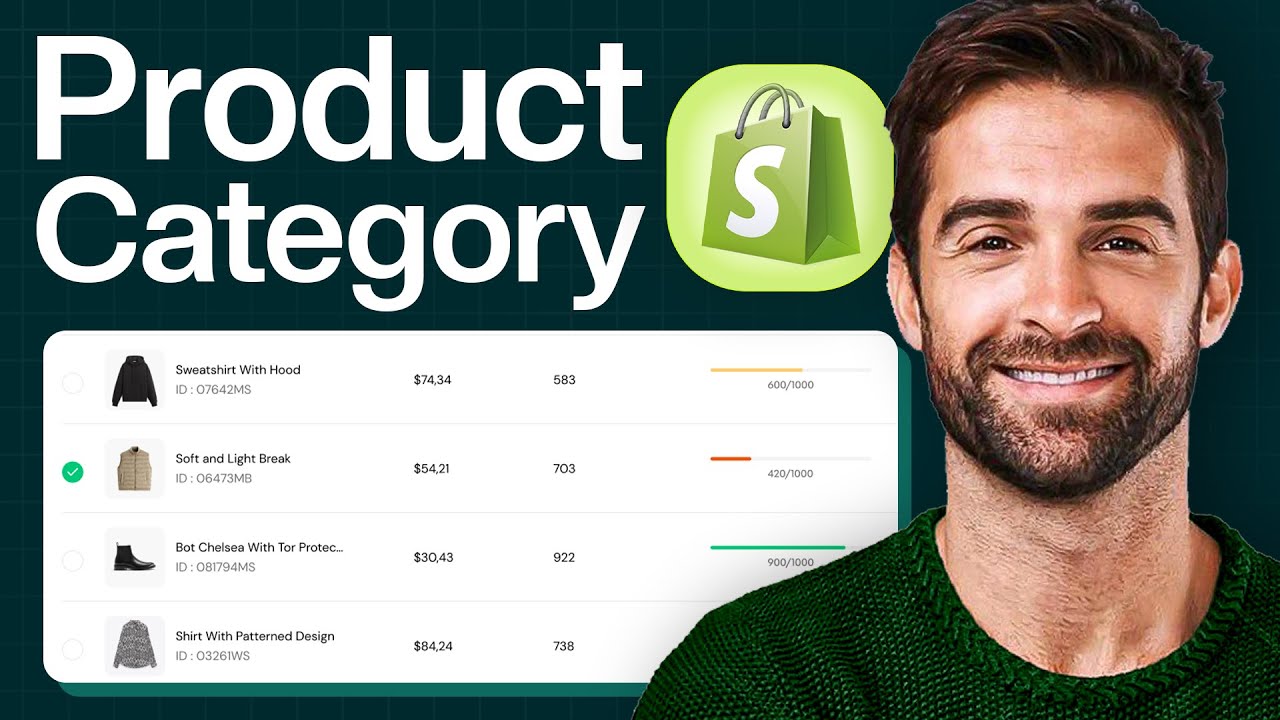 How to Add Product Categories in Shopify (2026) Step by Step - YouTube