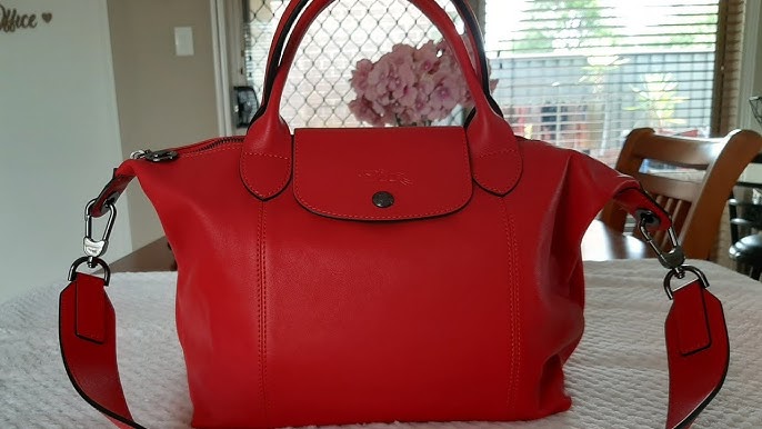 LONGCHAMP Le Pliage Medium Cuir Unboxing 