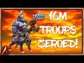 16M Troops/900M Might Zeroed with Single Rallies! Lords Mobile