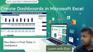 𝗕𝗮𝗻𝗸 𝗥𝗲𝘃𝗲𝗻𝘂𝗲 𝗗𝗮𝘀𝗵𝗯𝗼𝗮𝗿𝗱 | 𝗗𝗮𝘁𝗮 𝗔𝗻𝗮𝗹𝘆𝘀𝗶𝘀 & 𝗦𝘁𝗼𝗿𝘆𝘁𝗲𝗹𝗹𝗶𝗻𝗴 𝗶𝗻 𝗘𝘅𝗰𝗲𝗹