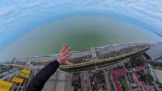 BASE Jumping Tallest Crane in Georgia 🇬🇪 (228m)