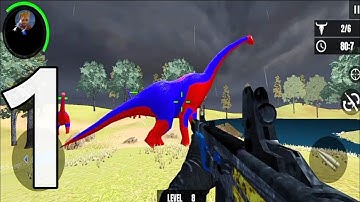 Wild Dino Hunting Zoo Hunter Android Gameplay - Part 1