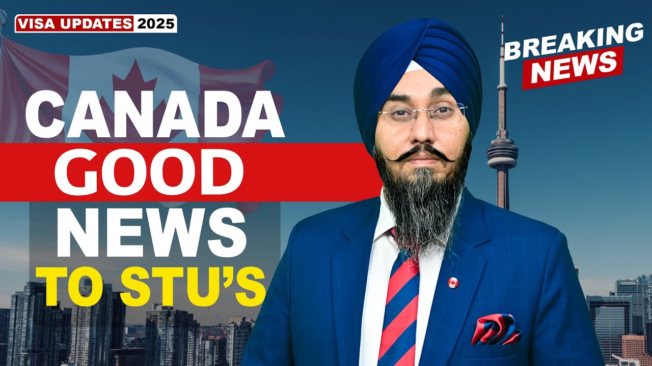 CANADA GOOD NEWS TO STU’s | STUDY VISA UPDATES 2025 | USA CANADA UK ...