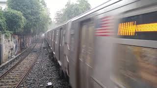 MTA BMT Rare Coney Island Bound R160 (N) Train Arriving At Newkirk Plaza