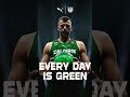 Every day is GREEN. Thoughts on our newest jerseys? 💚🤍 #zalgiris #basketball #kaunas #lithuania