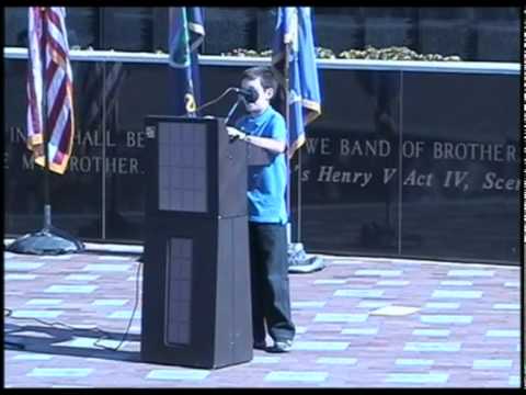 10 year old boy speaks out about Freedom. 