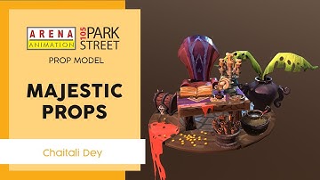 3D Prop Modelling | Majestic Props | Chaitali Dey | Arena Animation - Park Street