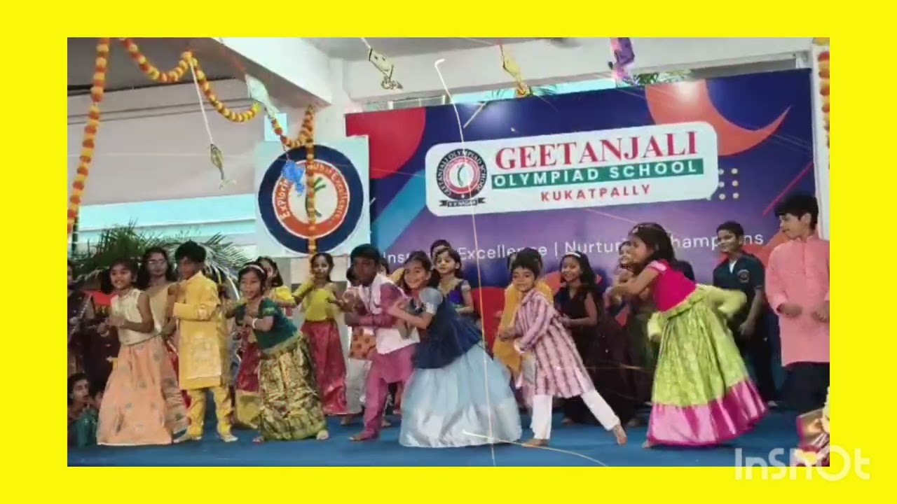 సంక్రాంతి సంబరాలు my daughter school pongal vibe 