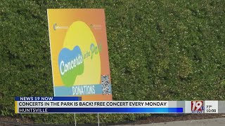 Concerts in the Park Returns to Huntsville | June 2, 2025 | News 19 at 10 p.m.
