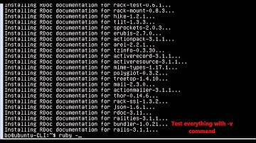 HOW TO: quickly install of RVM, RUBY, RUBY ON RAILS 3.x on ubuntu