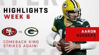 Aaron Rodgers Does it Again w/ Amazing Comeback!!!