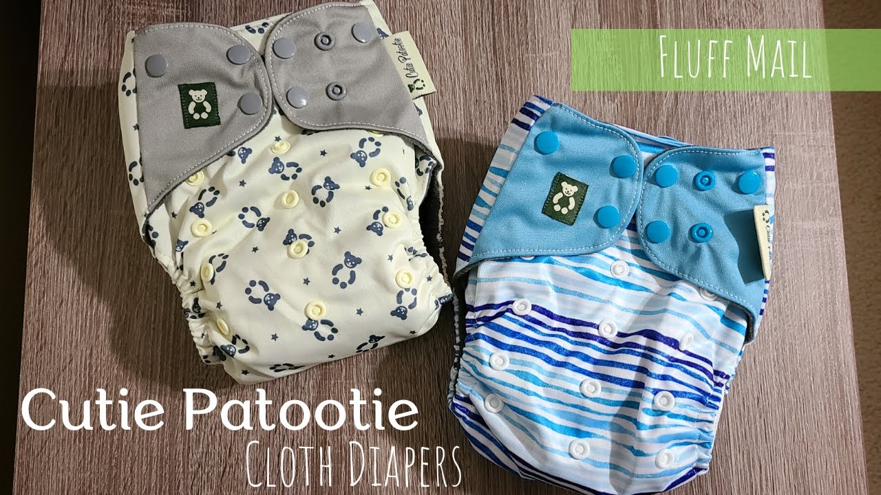 Cutie Patootie FlexiNappy Cloth Diapers Unboxing + Overview | Fluff Mail Unboxing