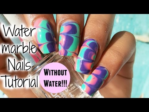 No Water Needed Watermarble Nail Art Tutorial Youtube No Water Needed Watermarble Nail Art Tutorial Youtube