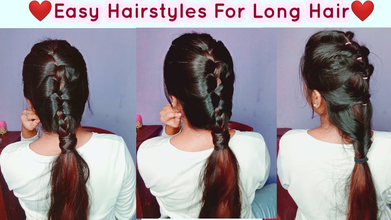 Easy HAIRSTYLES for LONG HAIR That you can do it by yourself *French