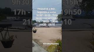 Horários das Barcas