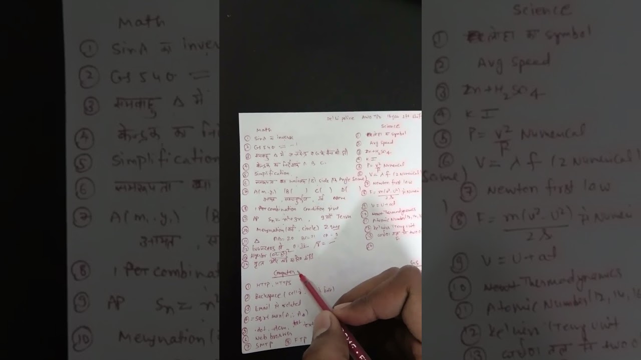 Delhi police awo tpo 16 jan 2026 1st shift  me pooche gye sawal##