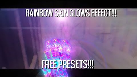 How To Make This *RAINBOW* Skin Glow EFFECT || +FREE PRESET, AFTER EFFECTS.