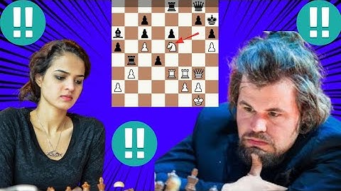 Perfect chess game 57 | Tania Sachdev vs Magnus Carlsen