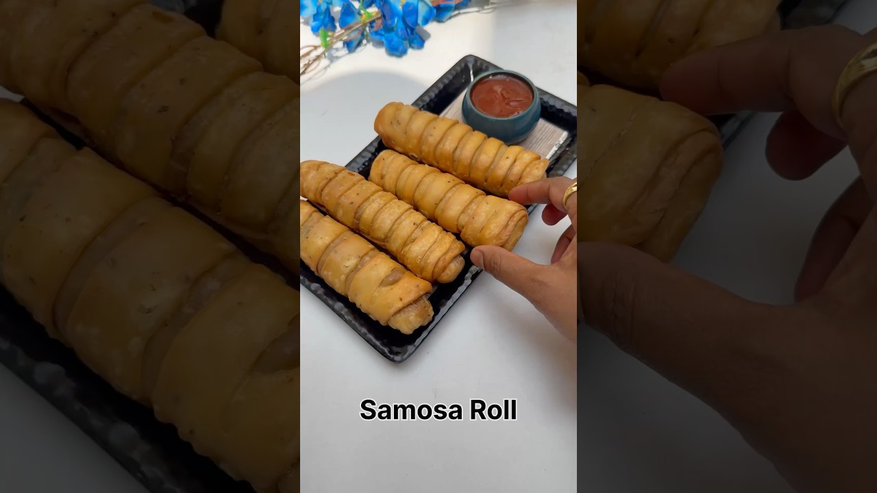 Easy Snack Recipe Samosa Roll 