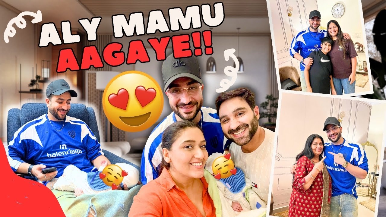 Ali Mamu Meets Hamza for the First Time | Family Vlog, Memories & Special Moments! 