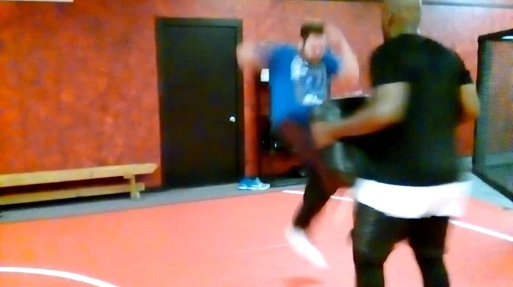 Phil Singletary and Thomas couvilloun executing th...