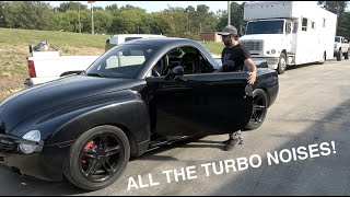 First Ride in a TURBO LS SSR!!!! Ebony and Ivory Performance REVIEWS!!