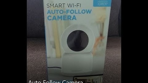 Merkury Innovations Smart WiFi Auto Follow Camera unboxing & first impressions (Solo Female Camper)