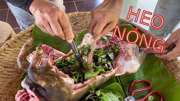 MÓN ĂN KINH DỊ THEO CÁCH ĂN HEO NONGS CỦA NGƯỜI MƠ NÔNG LẮK- BẢN SẮC TÂY NGUYÊN