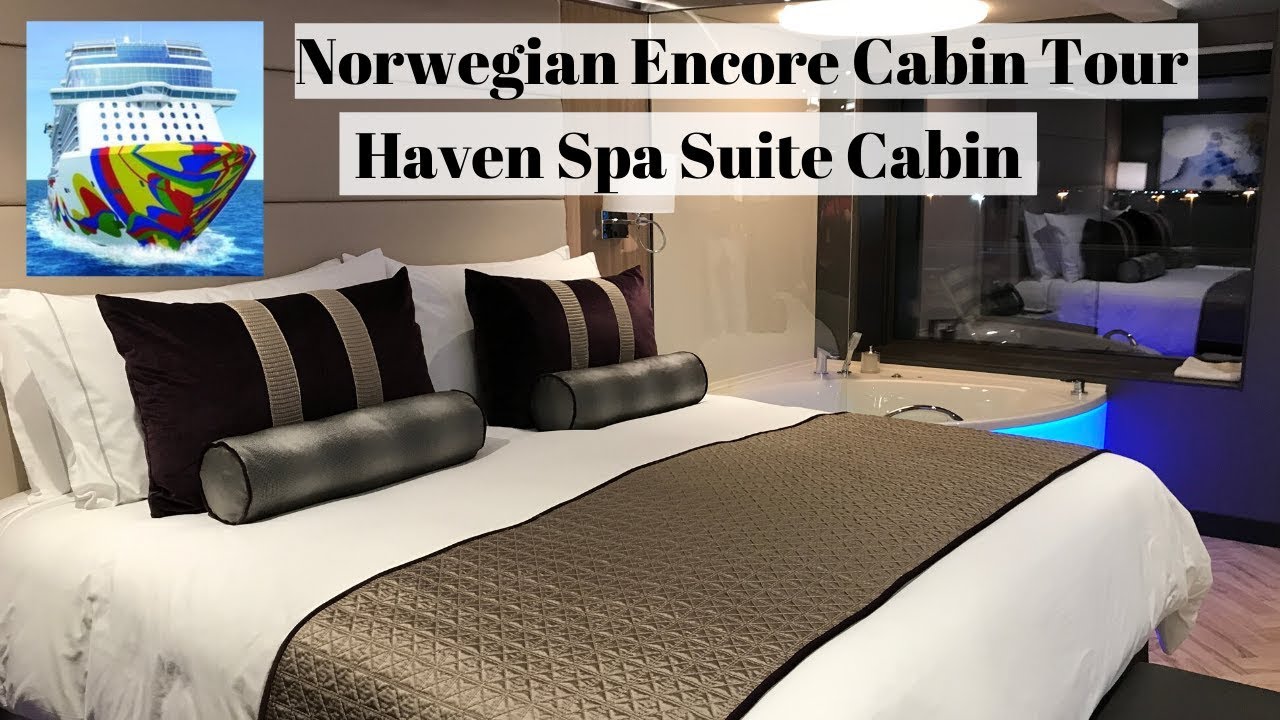 Haven Spa Suite Cabin Tour on Norwegian Encore