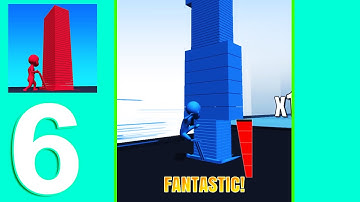 Stack Colors Gameplay Walkthrough Part 6 Level 46-54 (IOS/Android)