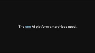 The Enterprise AI Platform