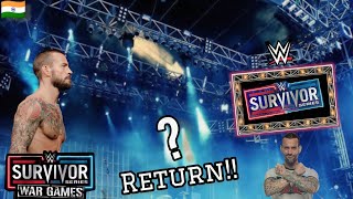 CM Punk 100% Return Confirmed At WWE Survivor Series 2023 ?