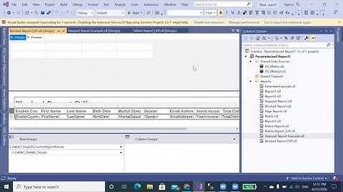 SSRS Blocked Report using Report Server Wizard
