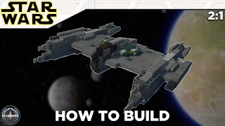 Rogue-class starfighter | Minecraft Star Wars tutorial