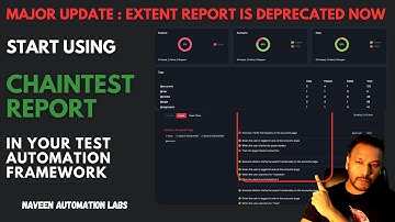 ChainTest Report With Selenium + TestNG || Depreciation of ExtentReport
