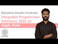 Mahatma gandhi university  integrated programmes admission 202324  bba llb  integrated mamsc