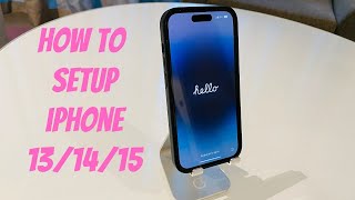 How To Setup an iPhone 13/14/15