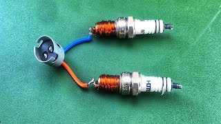 Free Energy Generator Spark Plug Coil 100% New Technology New Idea Project 2019