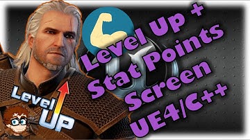 Level Up/Attribute Points! | How To Make YOUR OWN Action RPG! | Unreal and C++ Tutorial, Part 2