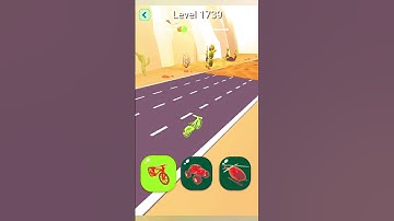 Shape Shifting 2 GAMEPLAY Level No -1739  Walkthrough - New Update Car Racing #Shorts #ShapeShifting