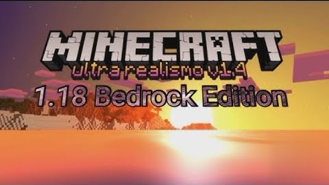 Realistic shader for Minecraft 1.18 Bedrock💯 #minecraft #shader