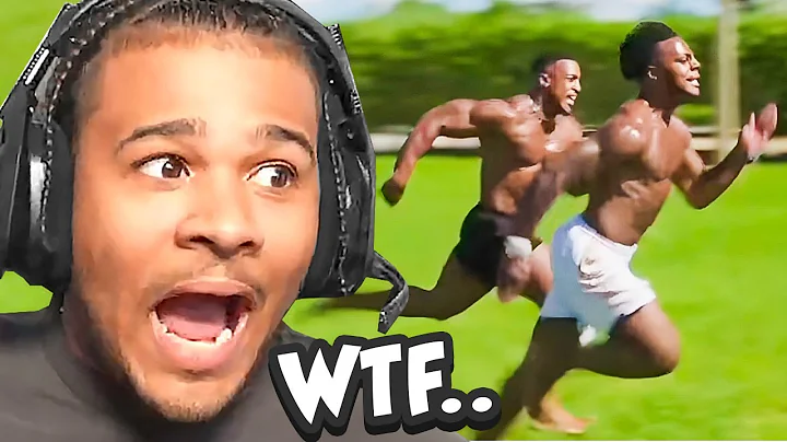 Fanum Reacts To IShowSpeed Racing Ashton Hall..