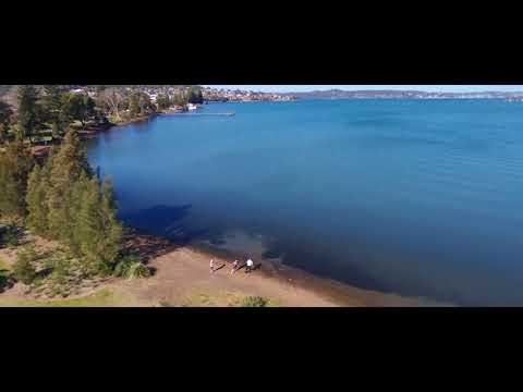 Speers point NSW drone footage
