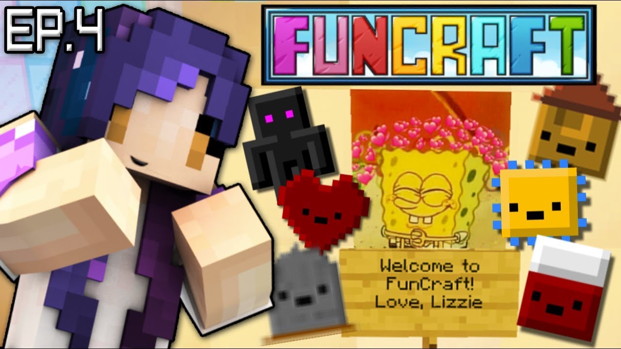 kawaii emoticons Lizzie's Welcome Gift & Inventory Pets | FunCraft Minecraft Ep. 4