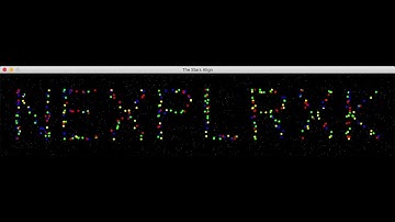 Advent of Code 2018 - Day 10 Visual
